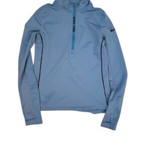 Nike blue quarter zip
